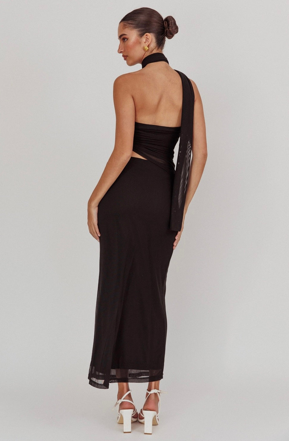 LELIA MAXI DRESS -BLACK