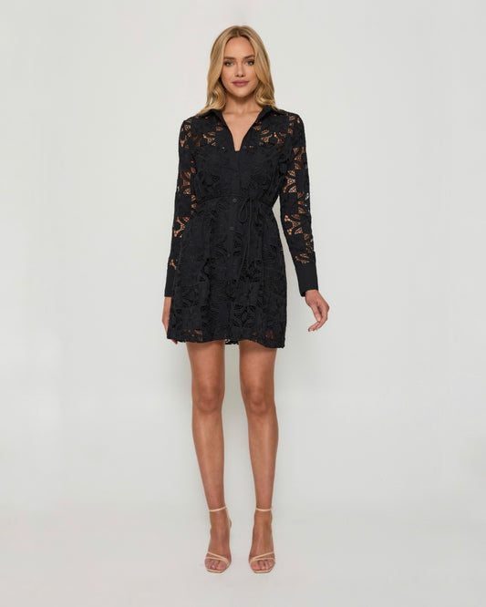 ALEXIS MINI DRESS -BLACK