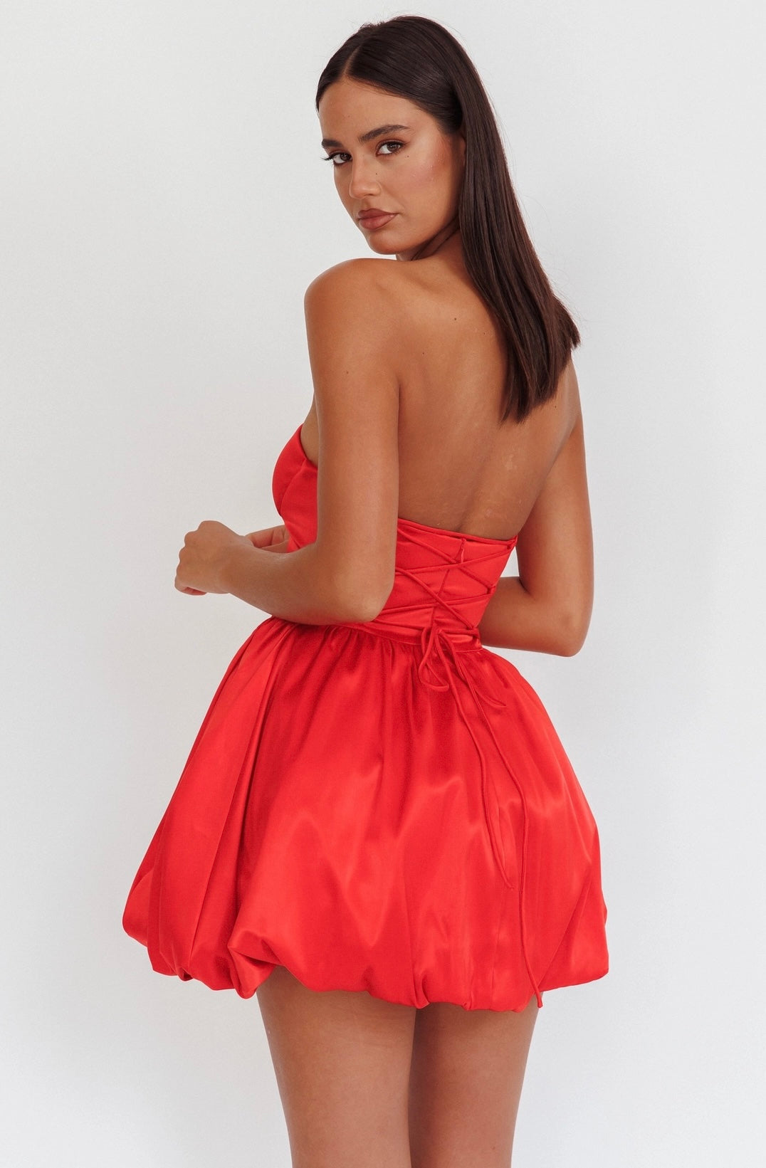 DELANEY MINI DRESS -RED