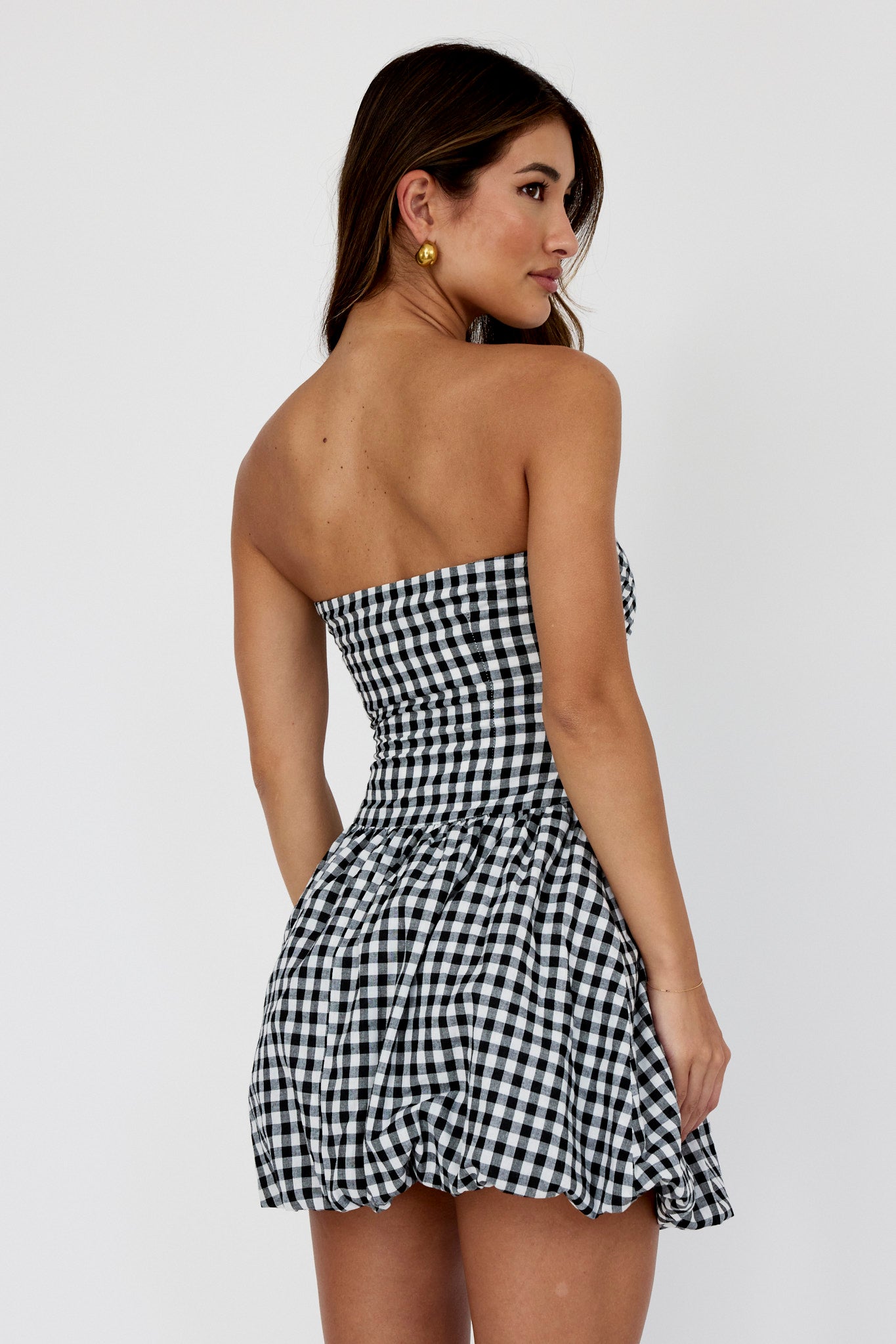 DEMI MINI DRESS -BLACK/WHITE