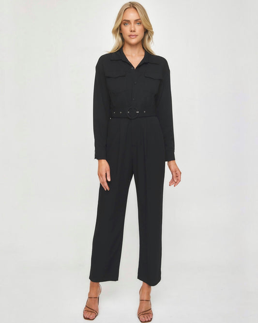 KHOLE JUMPSUIT -BLACK