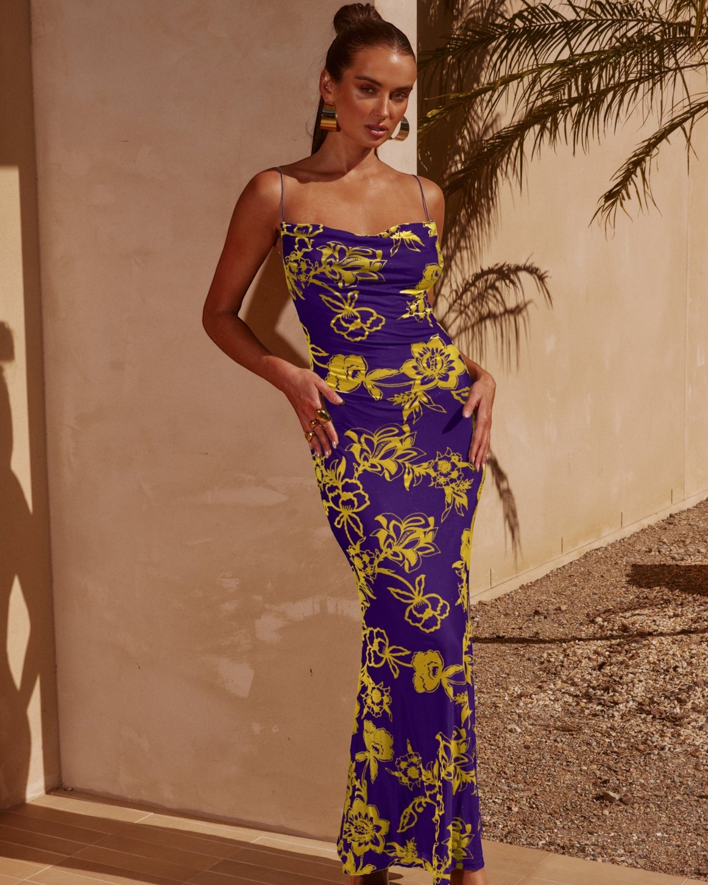 PRETORIA MAXI DRESS -VIOLET